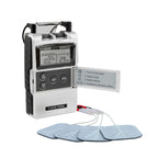 Comfy TENS digital unit with lead wires and four electrode pads