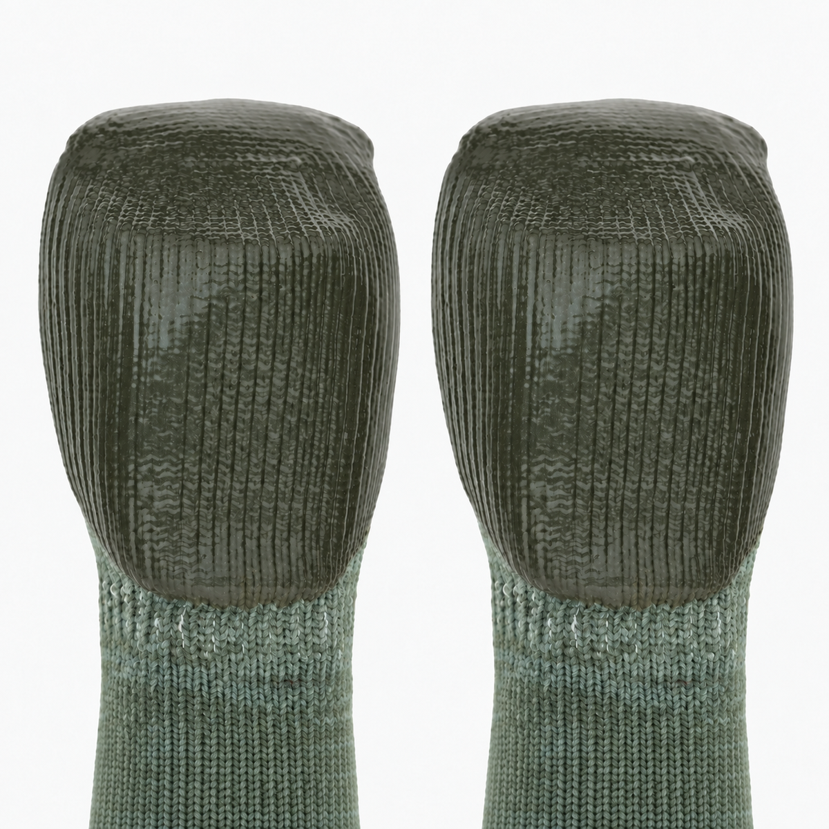 Grip Dog Socks – green – anti-slip sole close-up