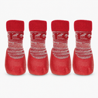 Grip Dog Socks – red – set of four