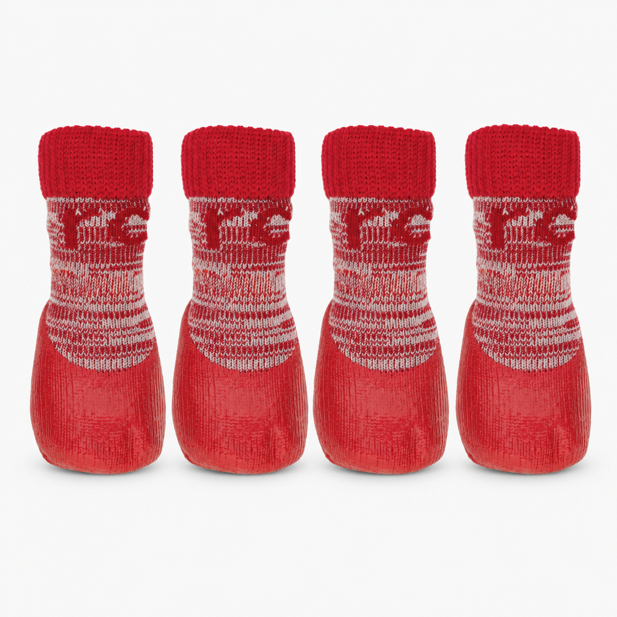 Grip Dog Socks – red – set of four