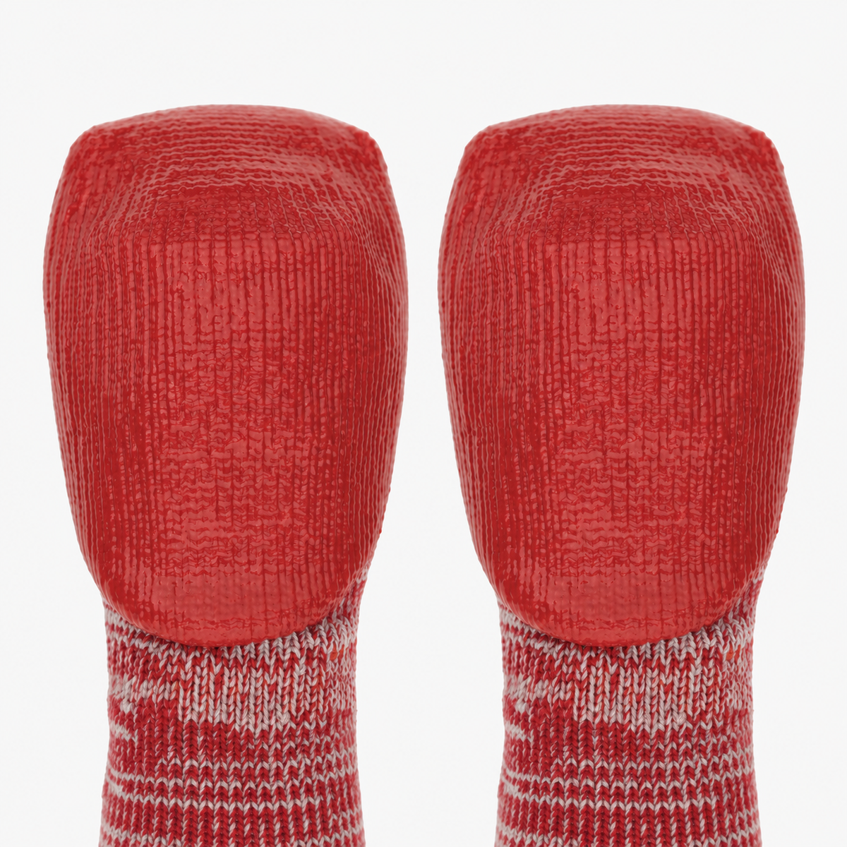 Grip Dog Socks – red – anti-slip sole close-up