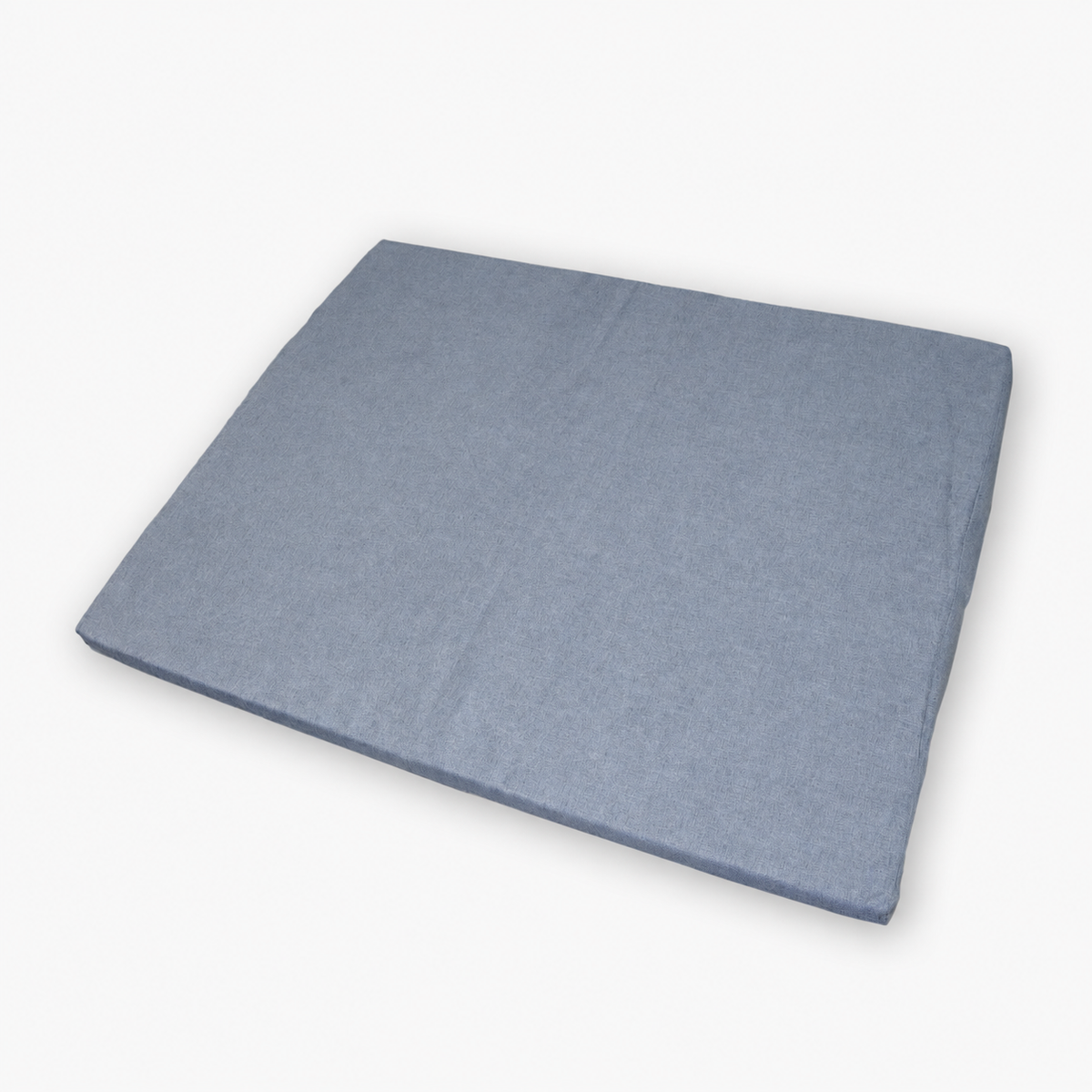 Orthopedic memory foam dog bed with grey cover