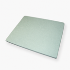 Orthopedic memory foam dog bed with green cover