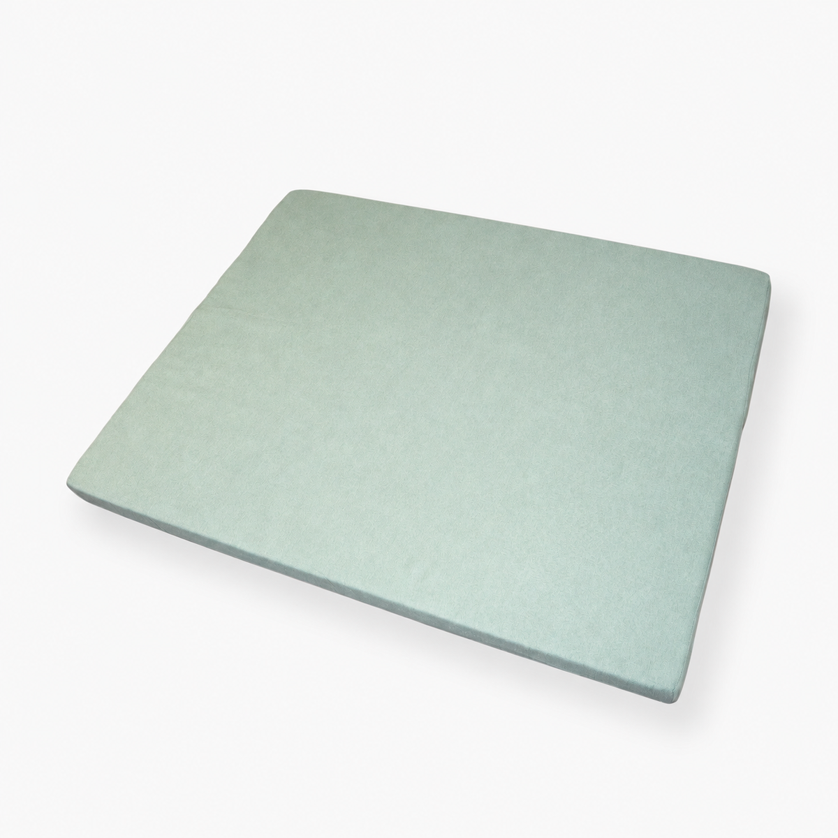 Orthopedic memory foam dog bed with green cover