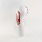 Home laser therapy device, side view showing display and control buttons